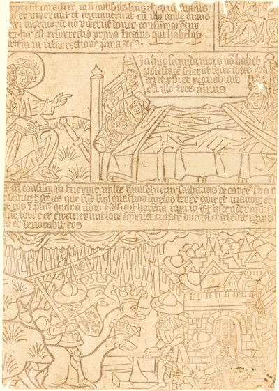 Johanneksen apokalypsi, lehti 42, c. 1465. tekijältä Unbekannt