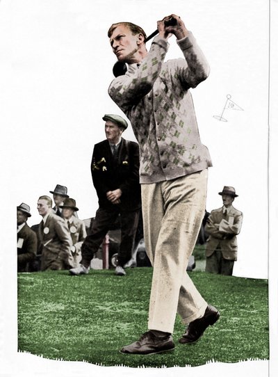 Archie Compston lähestyy: I Have No Use For A Club Without Booths, c1935 1935. tekijältä Unbekannt