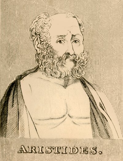 Aristides, 530-468 eKr., 1830. tekijältä Unbekannt