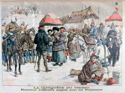 Brittien ja Intian joukkojen aseellinen hyökkäys Tiibetiin 1904 tekijältä Unbekannt