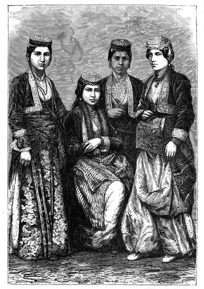 Armenian naiset, c1890 tekijältä Unbekannt