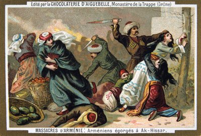 Armenialaisten kurkku leikataan Ak-Hissarissa 1895 tekijältä Unbekannt