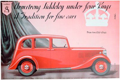 Armstrong Siddeley Motorsin mainos, 1937 tekijältä Unbekannt