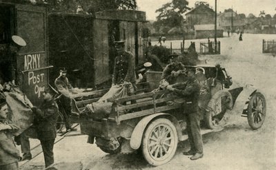 Armeijan posti, ensimmäinen maailmansota, c1915, c1920. tekijältä Unbekannt
