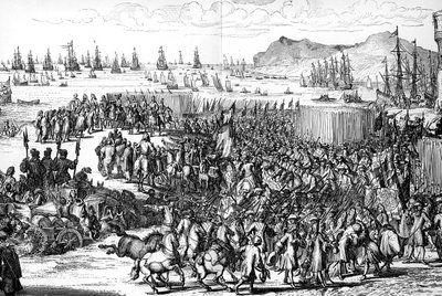 William of Orange saapui Englantiin, 5. marraskuuta 1688, 1903 tekijältä Unbekannt