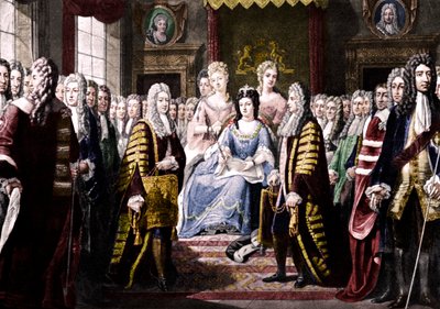Komissaarien kuningatar Annelle esittämät liiton säännöt, 1706 tekijältä Unbekannt