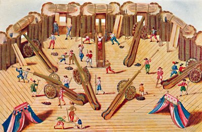Artillerists at Work MS. Lisätä. 15 726, 1903 tekijältä Unbekannt