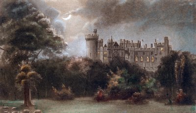 Arundelin linna, Arundel, Länsi-Sussex, 1920-1940-luku tekijältä Unbekannt