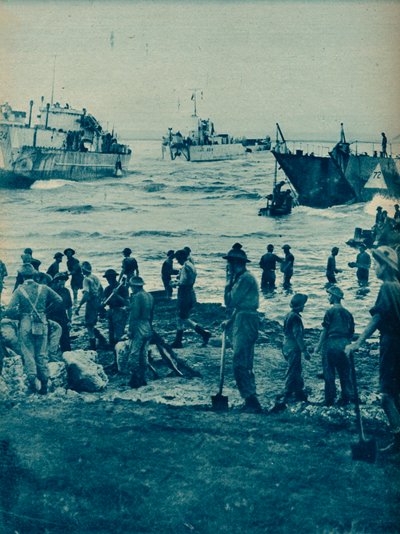 Kun aurinko nousi hyökkäyspäivänä: Poimi ja lapio tie on raivattu, 1943-44 tekijältä Unbekannt