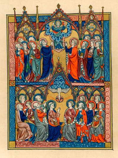 Ascension ja helluntai, 1290-1300 tekijältä Unbekannt
