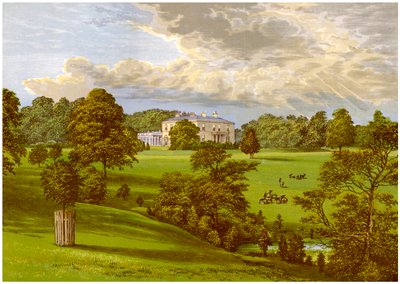 Ashcombe Park, Staffordshire, Sneydin perheen koti, vuosi 1880 tekijältä Unbekannt