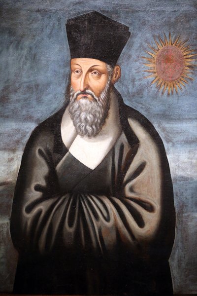 Asian Civlisations Museum. Kristinusko Aasiassa: pyhä taide ja visuaalinen loisto. Matteo Riccin muotokuva (italialainen jesuiitta, joka vietti suurimman osan elämästään tuoden kristinuskon Kiinaan). Emmanuele Pereira (Sinä Wenhui tekijältä Unbekannt