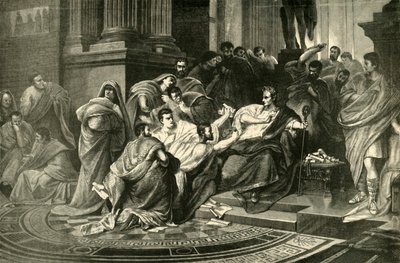 Julius Caesarin salamurha, 1890. tekijältä Unbekannt
