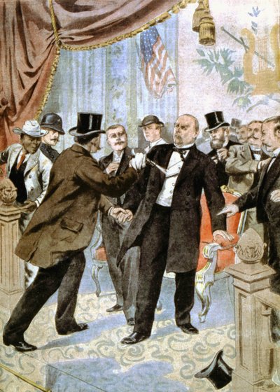 Yhdysvaltain 25. presidentin William McKinleyn salamurha 1901 tekijältä Unbekannt