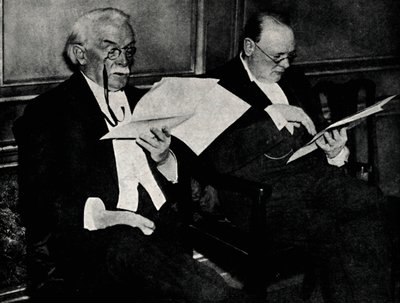 Julkisella illallisella Connaught Roomsissa, 20. marraskuuta 1934, 1945. tekijältä Unbekannt