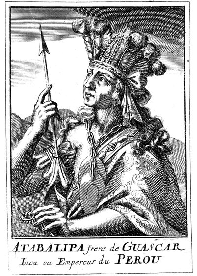 Atahualpa d1553, Perun viimeinen inka-keisari, 1686 tekijältä Unbekannt