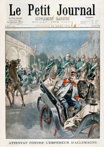 Hyökkäys Saksan keisaria vastaan, 1901 tekijältä Unbekannt