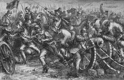 Hyökkäys Leithiä vastaan, c1560, c1880 tekijältä Unbekannt