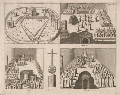 Yleisö Venäjän tsaarissa Moskovassa. Julkaisija Jacob Ulfeldt, 1578. tekijältä Unbekannt