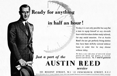 Austin Reed - Valmis kaikkeen puolessa tunnissa, 1937 tekijältä Unbekannt