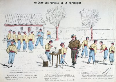 Tasavallan oppilasleirillä 1871. tekijältä Unbekannt