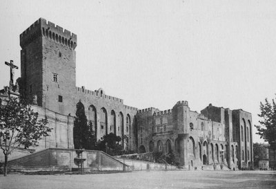Avignon - Paavin palatsi, v1925 tekijältä Unbekannt