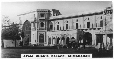 Azam Khansin palatsi, Ahmedabad, Intia, 1925 tekijältä Unbekannt
