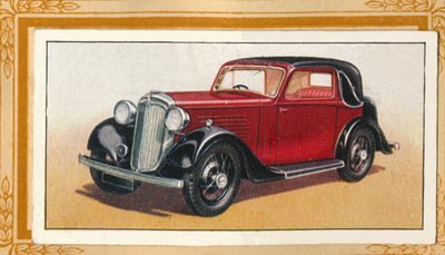 B.S.A. 10 Kiinteäpäällinen Coupé, n. 1936 tekijältä Unbekannt