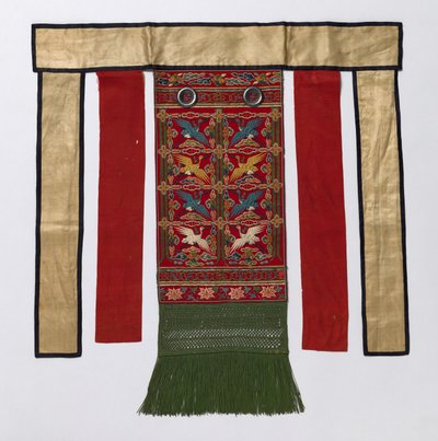 Takaesiliina kuninkaalliseen seremonialliseen viittaukseen, 1800-luvun loppu - 1900-luvun alku. tekijältä Unbekannt