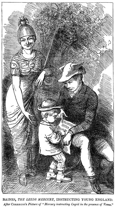 Baines, The Leeds Mercury, Instructing Young England, 1847 tekijältä Unbekannt