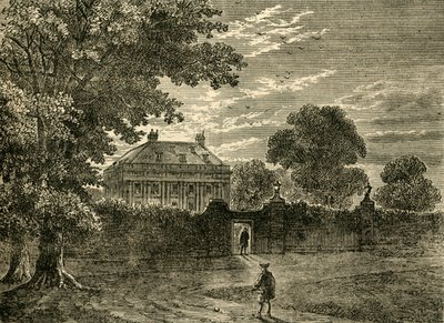 Balmesin talo vuonna 1750, n. 1876. tekijältä Unbekannt