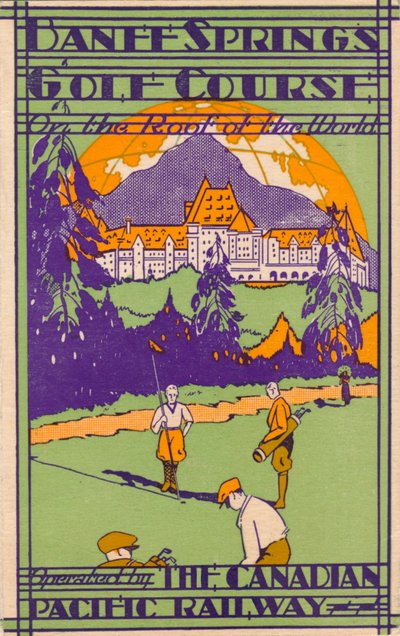 Banff Springs Golf Course, tuloskortti, c1925 tekijältä Unbekannt