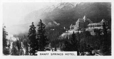 Banff Springs Hotel, Alberta, Kanada, 1920-luku tekijältä Unbekannt