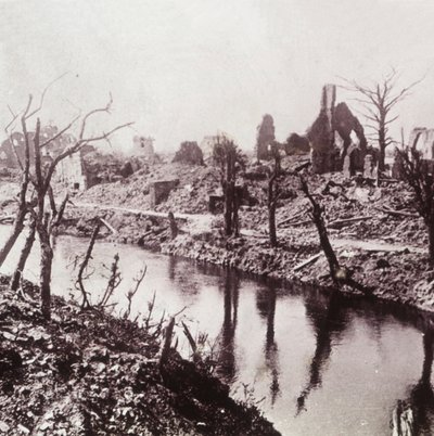 Banks of the Yser, Belgia, c1914-c1918 tekijältä Unbekannt