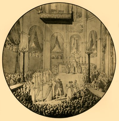 Napoleon II:n kaste, Notre Dame, Pariisi, 10. kesäkuuta 1811, 1921. tekijältä Unbekannt