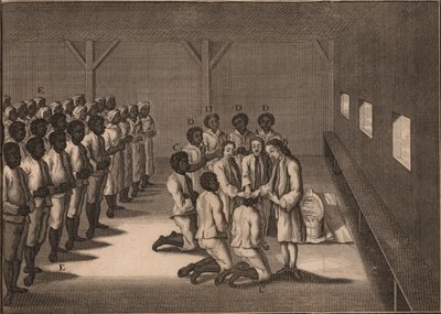Mustien orjien kaste, 1757. tekijältä Unbekannt
