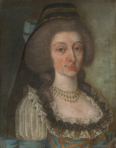 Paronitar Josephine Mednyánszky (kreivitär Josephine Eszterházyn muotokuva) tekijältä Unbekannt