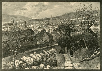 Bath, Beechen Cliffistä, 1898. tekijältä Unbekannt