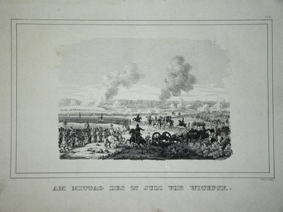 Taistelu venäläisten joukkojen ja ranskalaisen ratsuväen välillä Ostrovnon lähellä 25.-26.7.1812 tekijältä Unbekannt