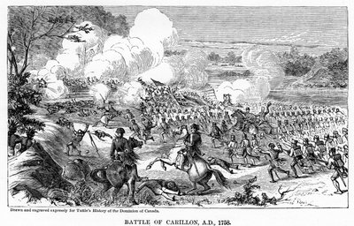 Carillonin taistelu, 1758 jKr., 1877 tekijältä Unbekannt