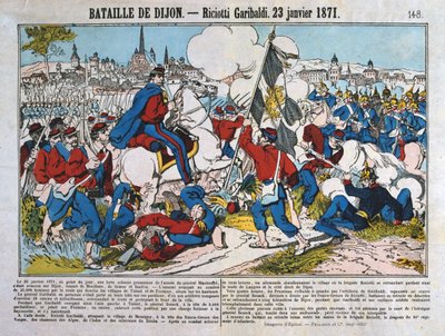 Dijonin taistelu, Ranskan ja Preussin sota, 23. tammikuuta 1871 tekijältä Unbekannt