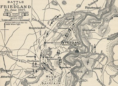 Friedlandin taistelu, 14. kesäkuuta 1807, 1896 tekijältä Unbekannt