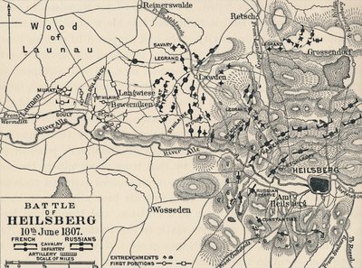 Heilsbergin taistelu, 10. kesäkuuta 1807, 1896 tekijältä Unbekannt