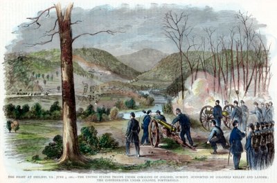 Philippin taistelu, Länsi-Virginia, Amerikan sisällissota, 3. kesäkuuta 1861 tekijältä Unbekannt