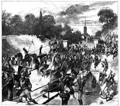 Sedanin taistelu, Ranska, Ranskan ja Preussin sota, 1. syyskuuta 1870 c1880 tekijältä Unbekannt