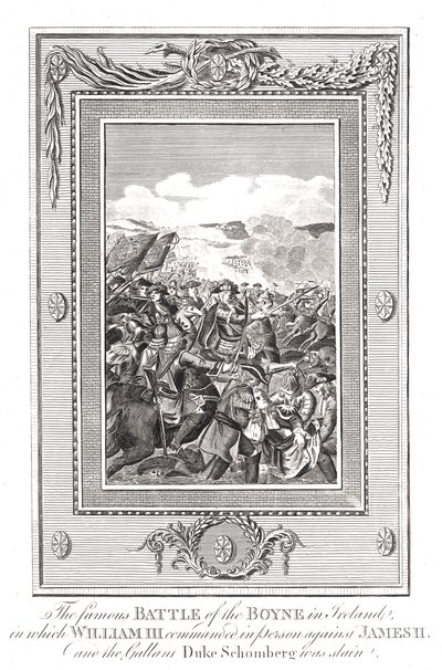 Boynen taistelu, 1690 tekijältä Unbekannt