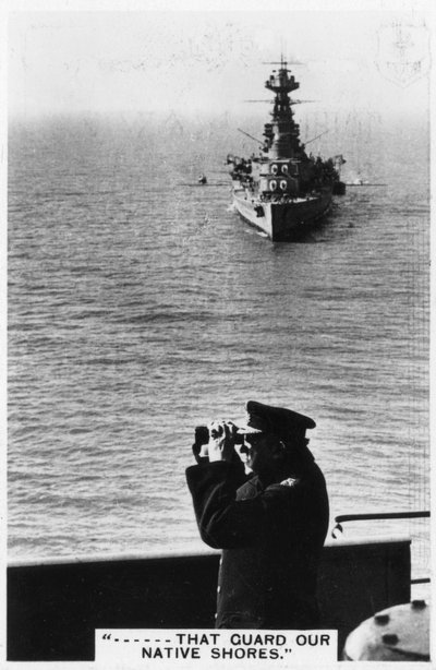 Taisteluristeilijä HMS Hood kevään harjoituksissa, 1937 tekijältä Unbekannt