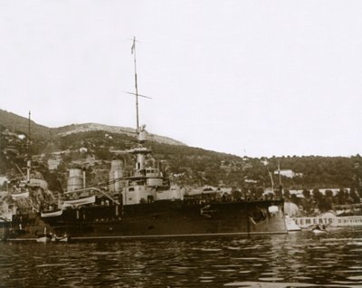 Taistelulaiva Villefranchessa, Ranskassa, c1914-c1918 tekijältä Unbekannt