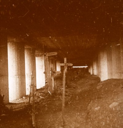 Bayonet Trench, Verdun, Pohjois-Ranska, c1916-c1918. tekijältä Unbekannt