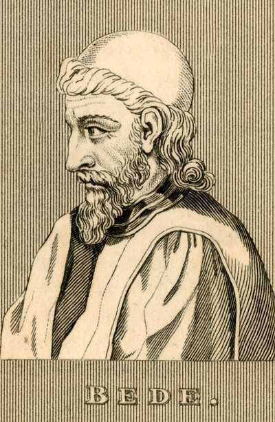 Bede, 672-735, 1830. tekijältä Unbekannt